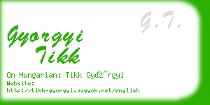 gyorgyi tikk business card